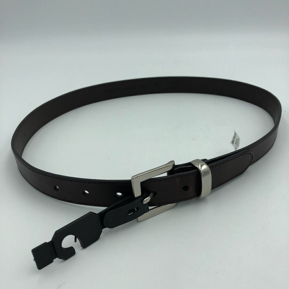 Dockers Dark Brown Full Grain Leather Belt NEW